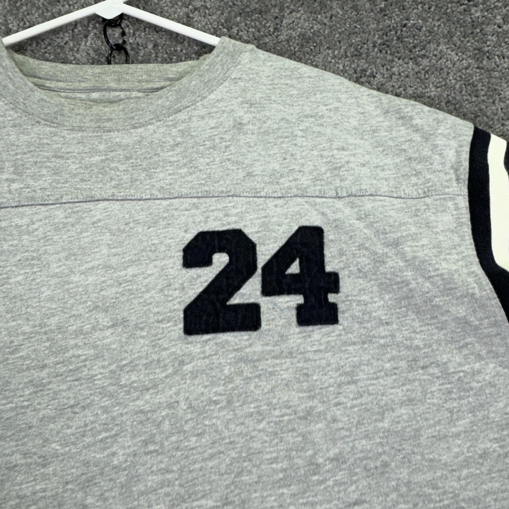 Cadre Athletic Shirt Mens XL Gray Long Sleeve 24 Jersey Football Graphic Casual - Picture 7 of 12
